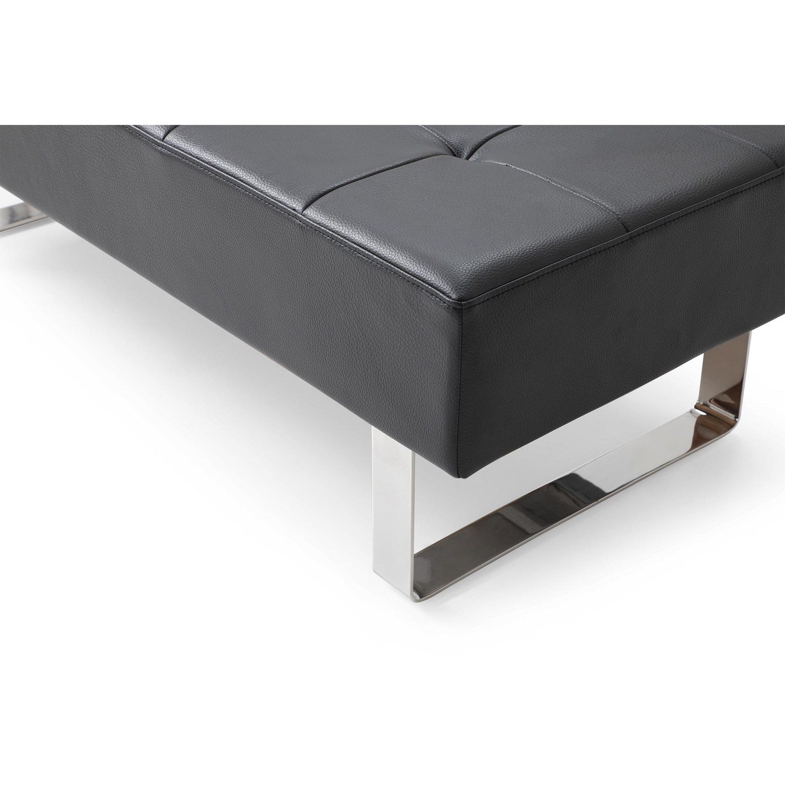 Whiteline Modern Living Miami Bench Black