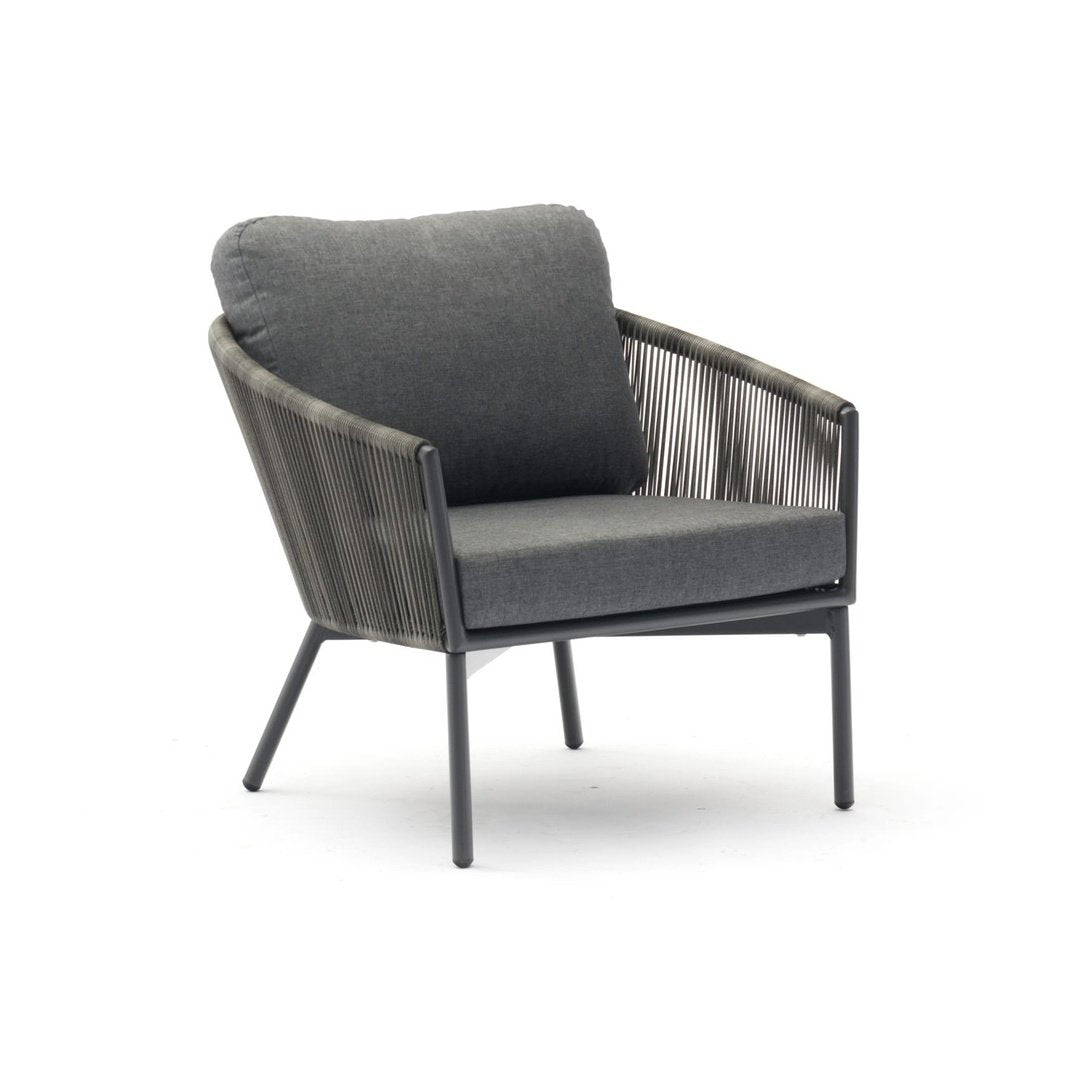 Whiteline Modern Living Yarrow Chair and Ottoman