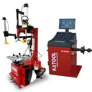 Katool Tire Changer & Wheel Balancer Combo