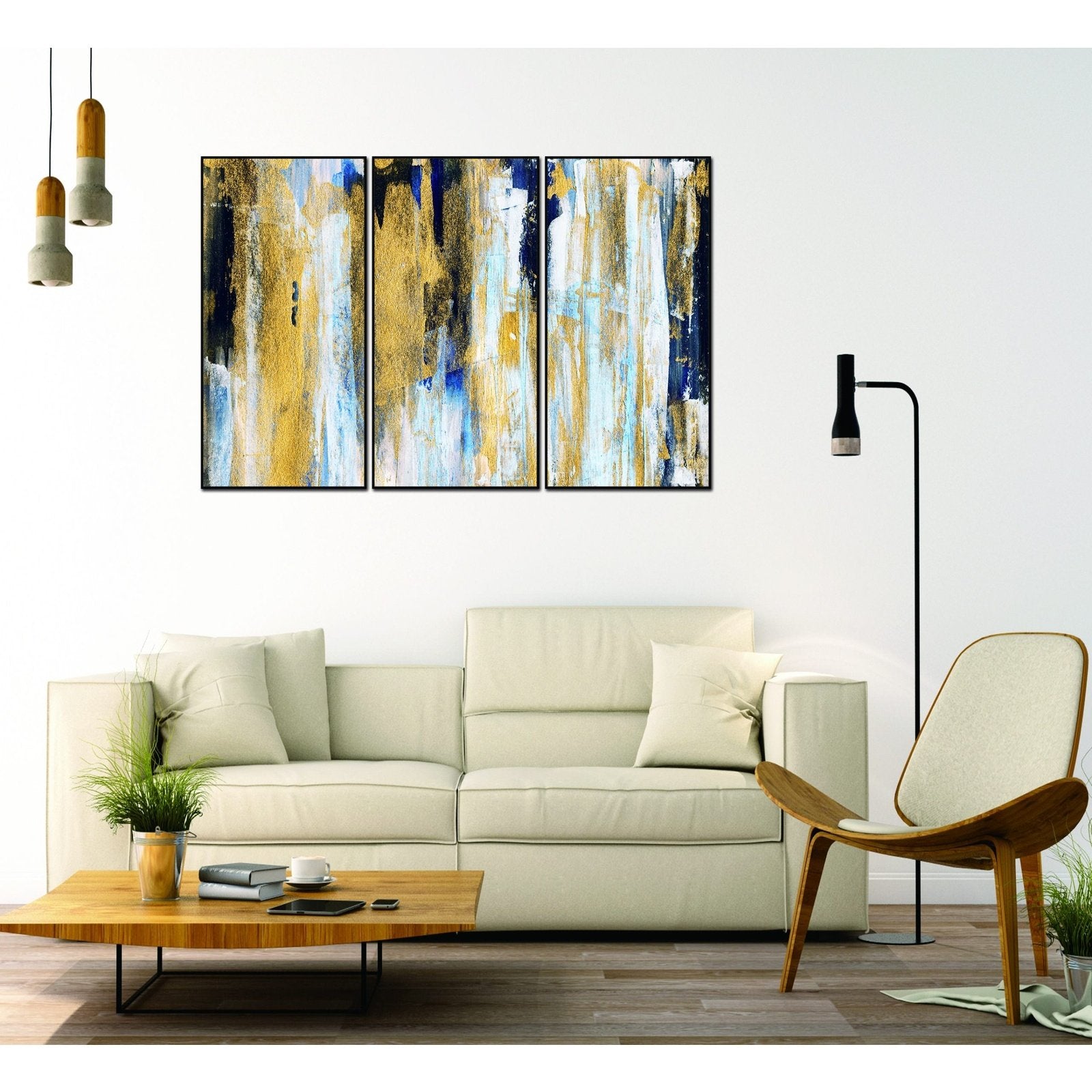Whiteline Modern Living Oro Canvas