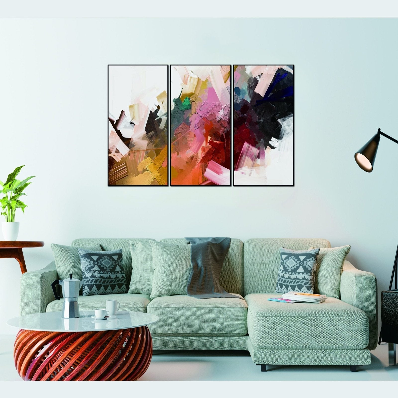 Whiteline Modern Living Luz Canvas