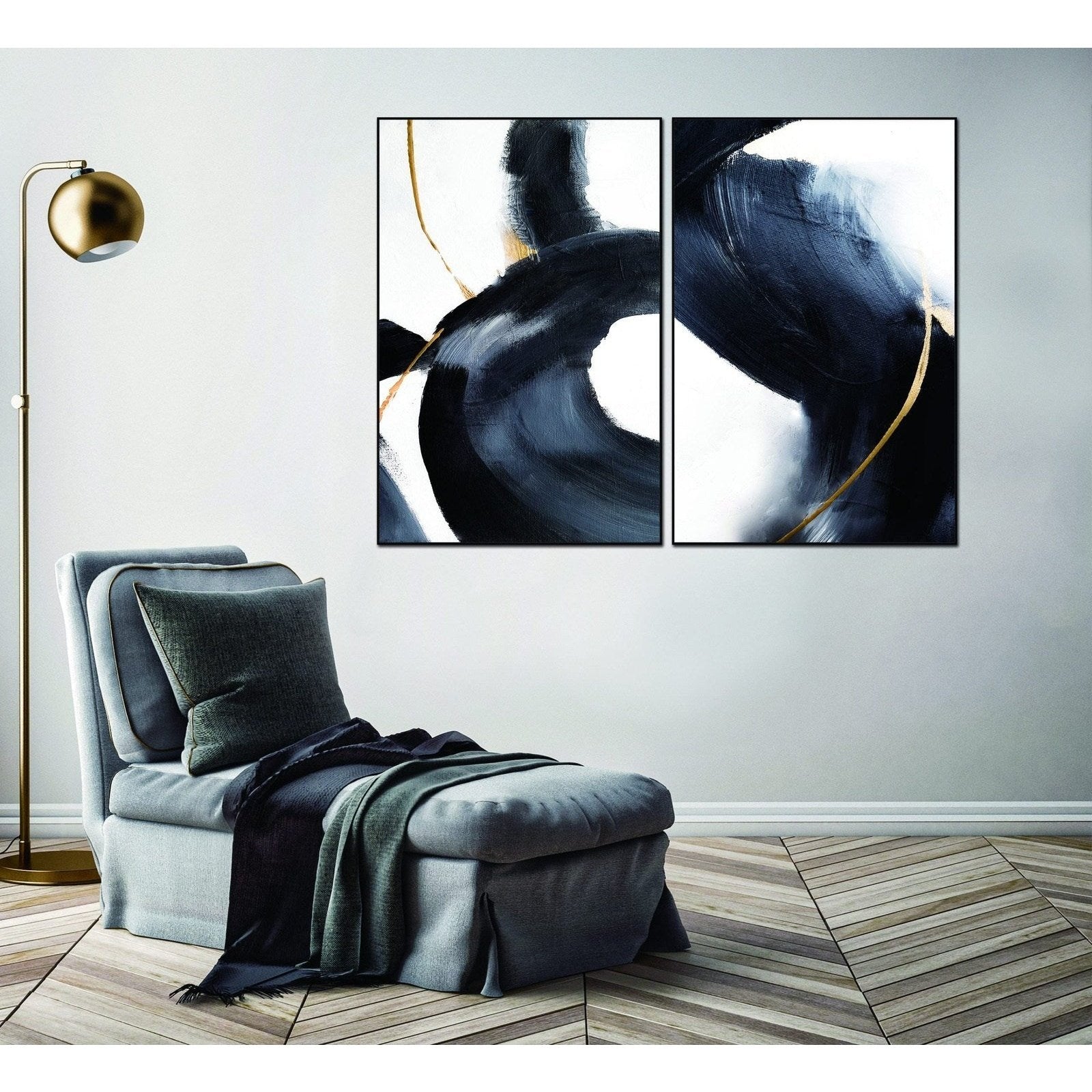 Whiteline Modern Living Nero Canvas