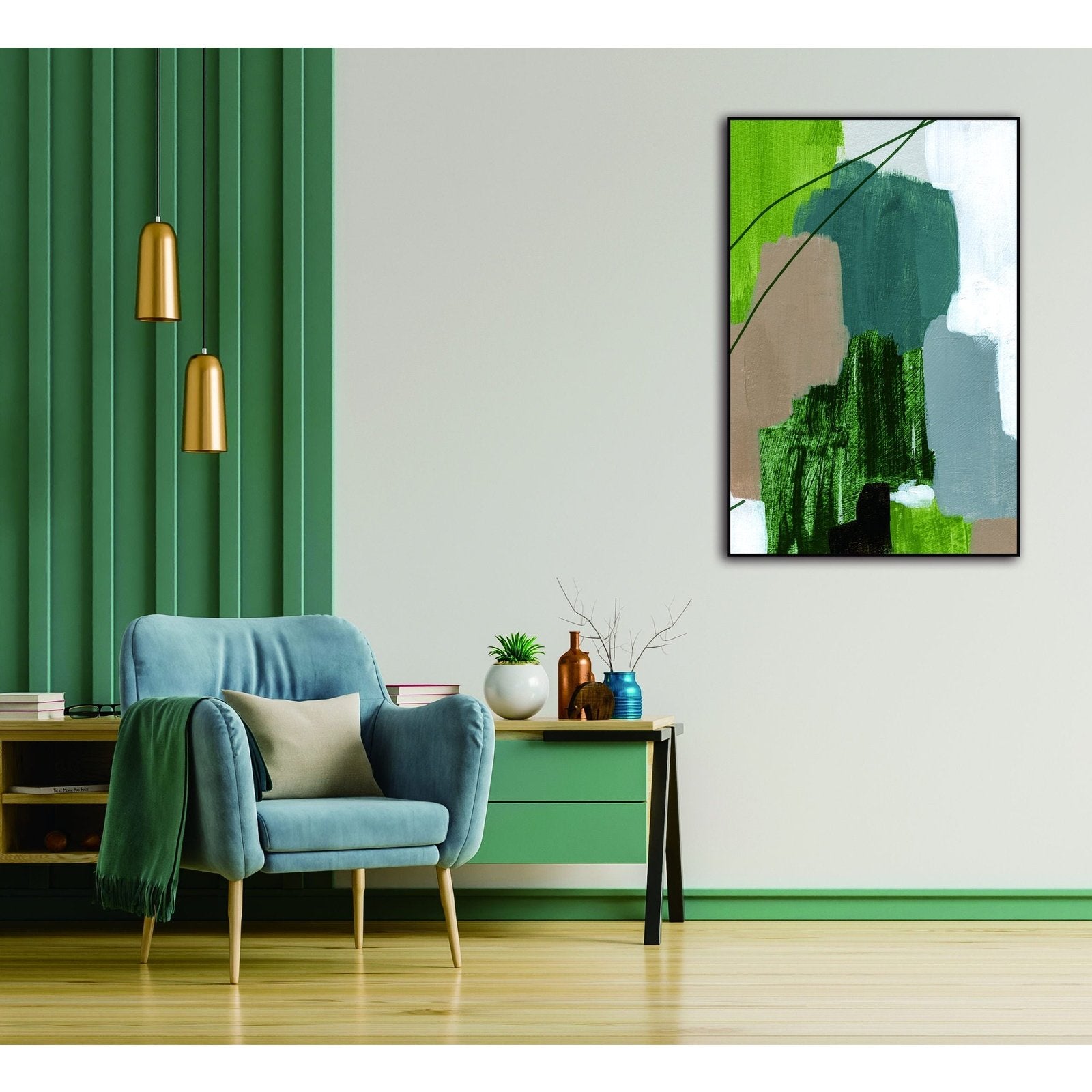 Whiteline Modern Living Verda Canvas