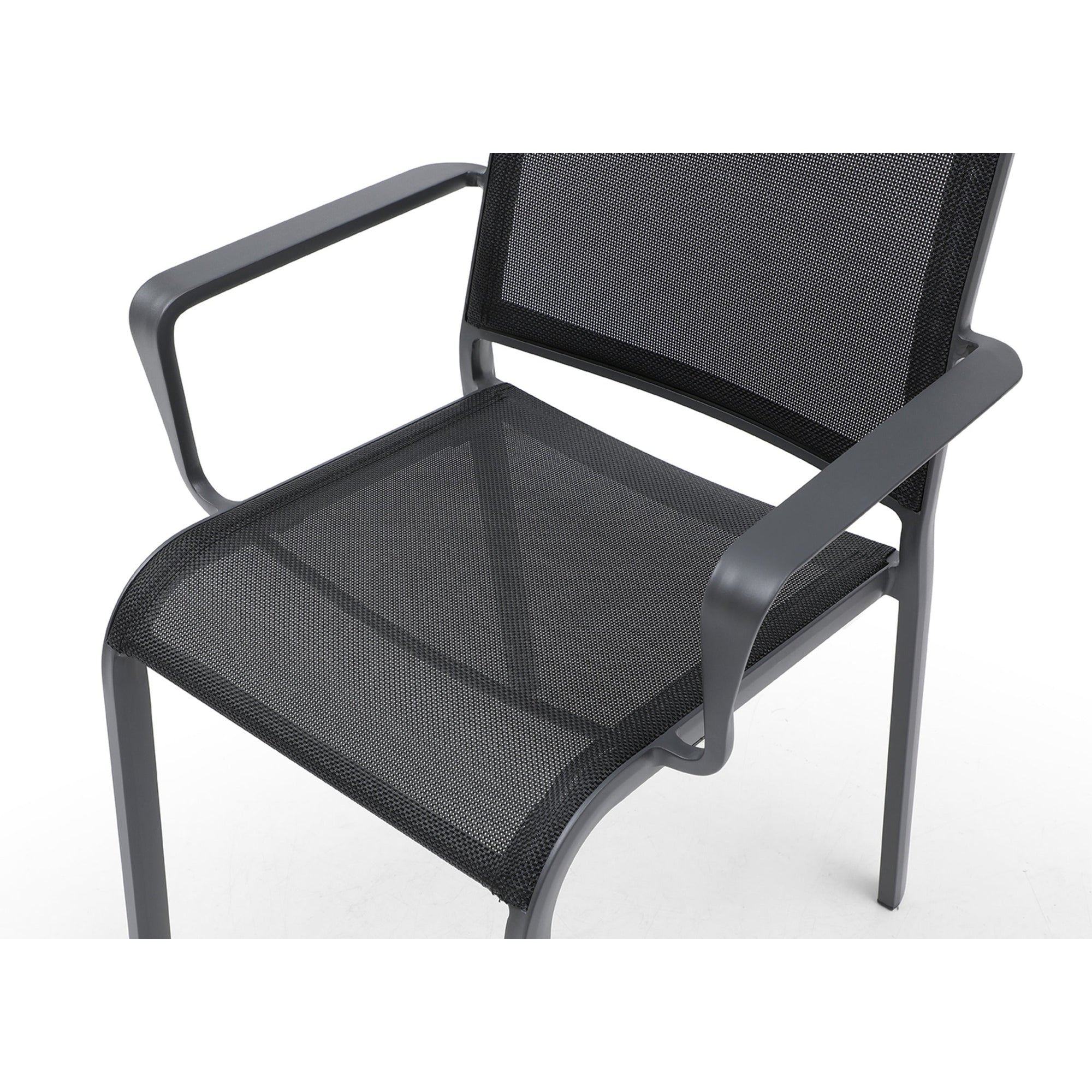 Whiteline Modern Living Aloha Outdoor Dining Armchair