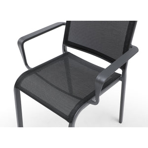Whiteline Modern Living Aloha Outdoor Dining Armchair