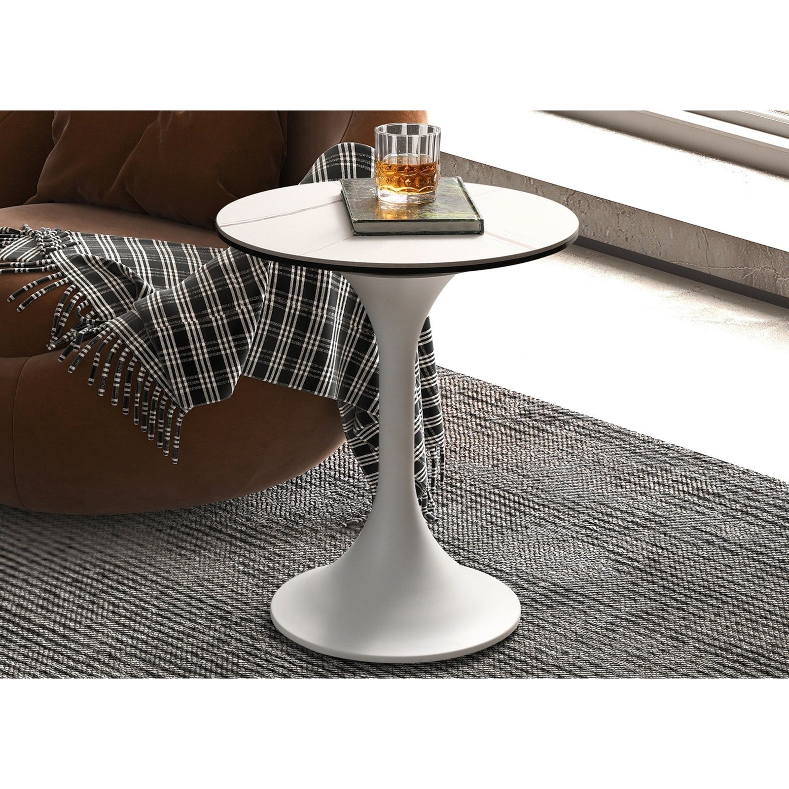 Whiteline Modern Living Amarosa Side Table