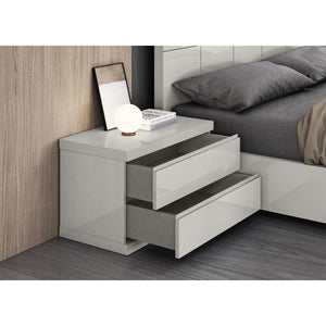 Whiteline Modern Living Anna Small Nightstand