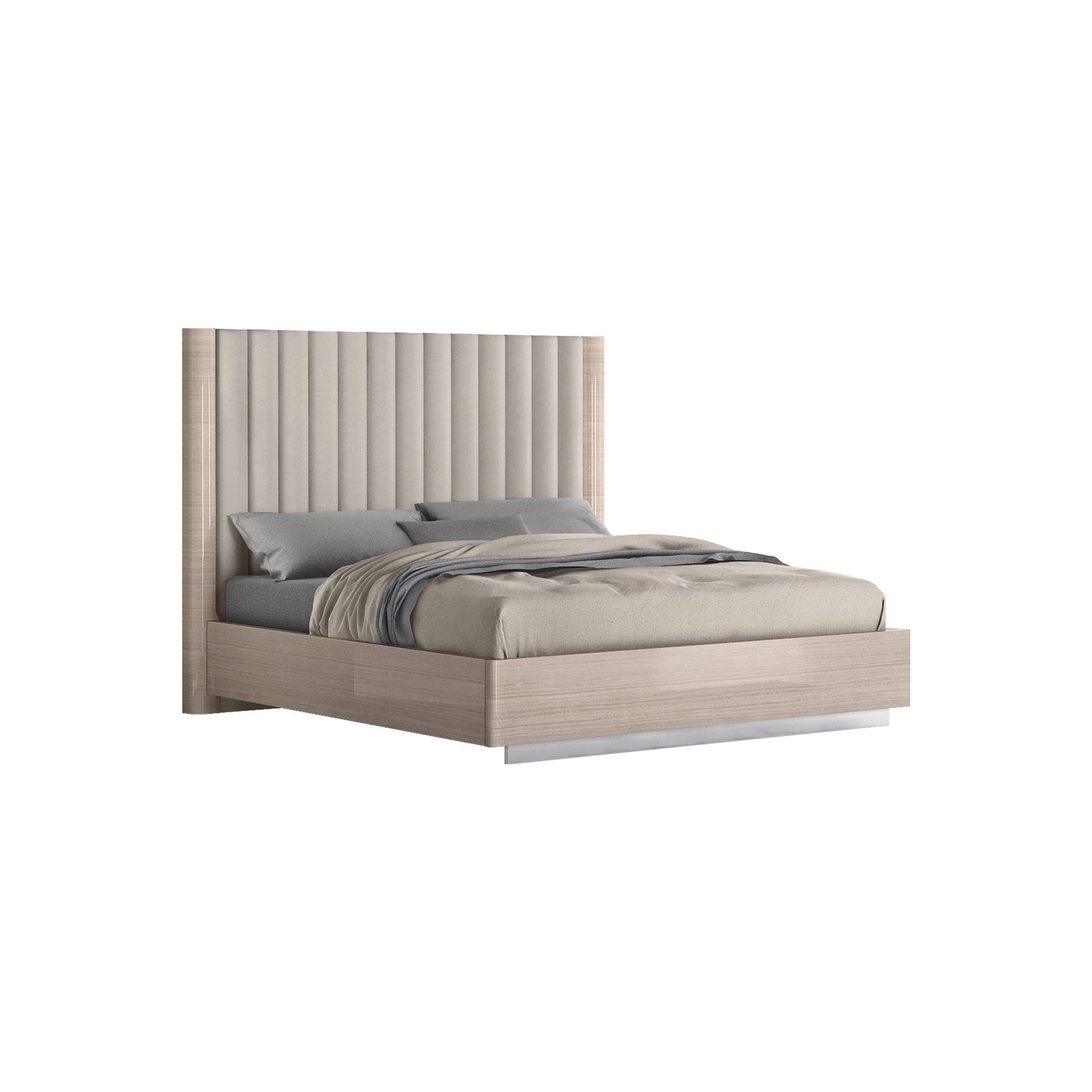 Whiteline Modern Living Waves Queen Bed