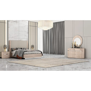 Whiteline Modern Living Waves Queen Bed
