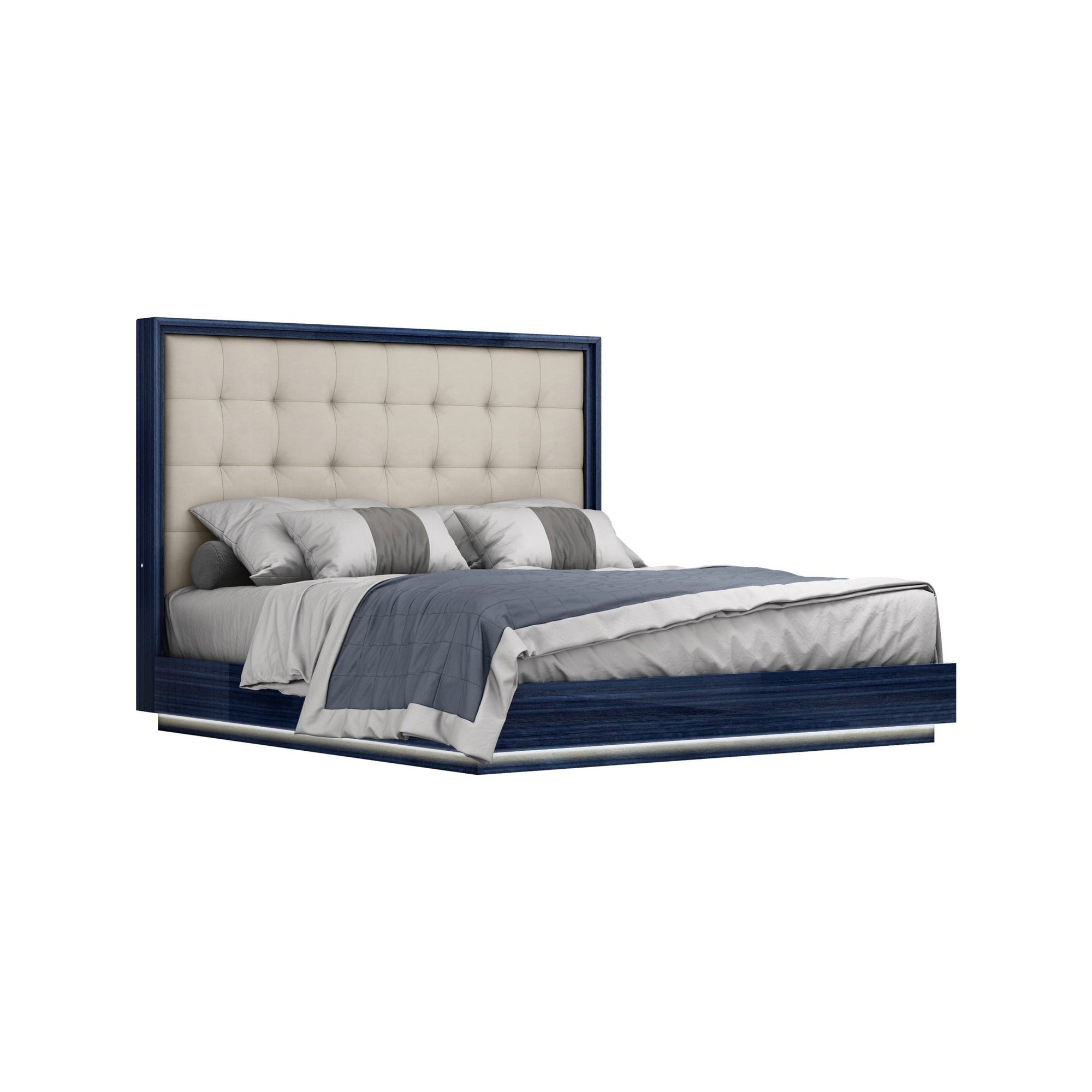 Whiteline Modern Living Alexander King Bed