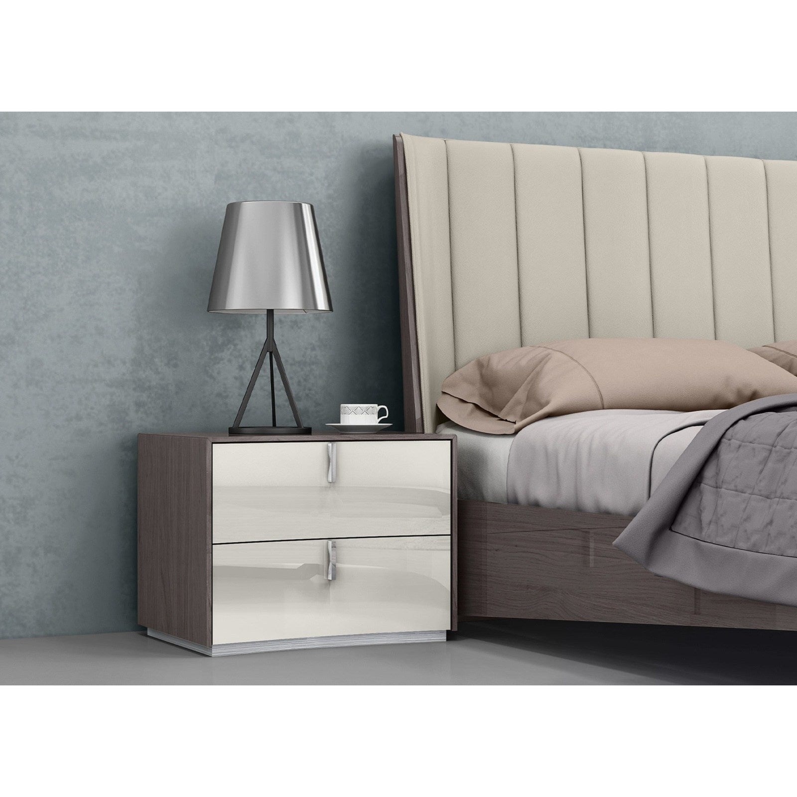 Whiteline Modern Living Berlin Nightstand