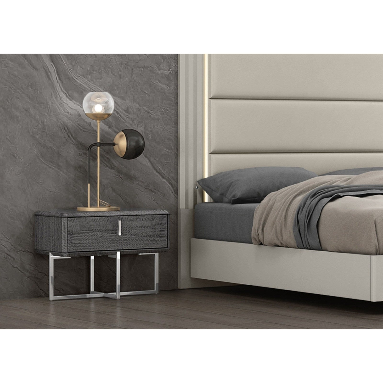 Whiteline Modern Living Chloe Night Stand