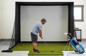 Carl's Place DIY C-Series Golf Simulator Enclosure Kit with Impact Screen
