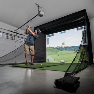 Carl's Place DIY C-Series Golf Simulator Enclosure Kit with Impact Screen