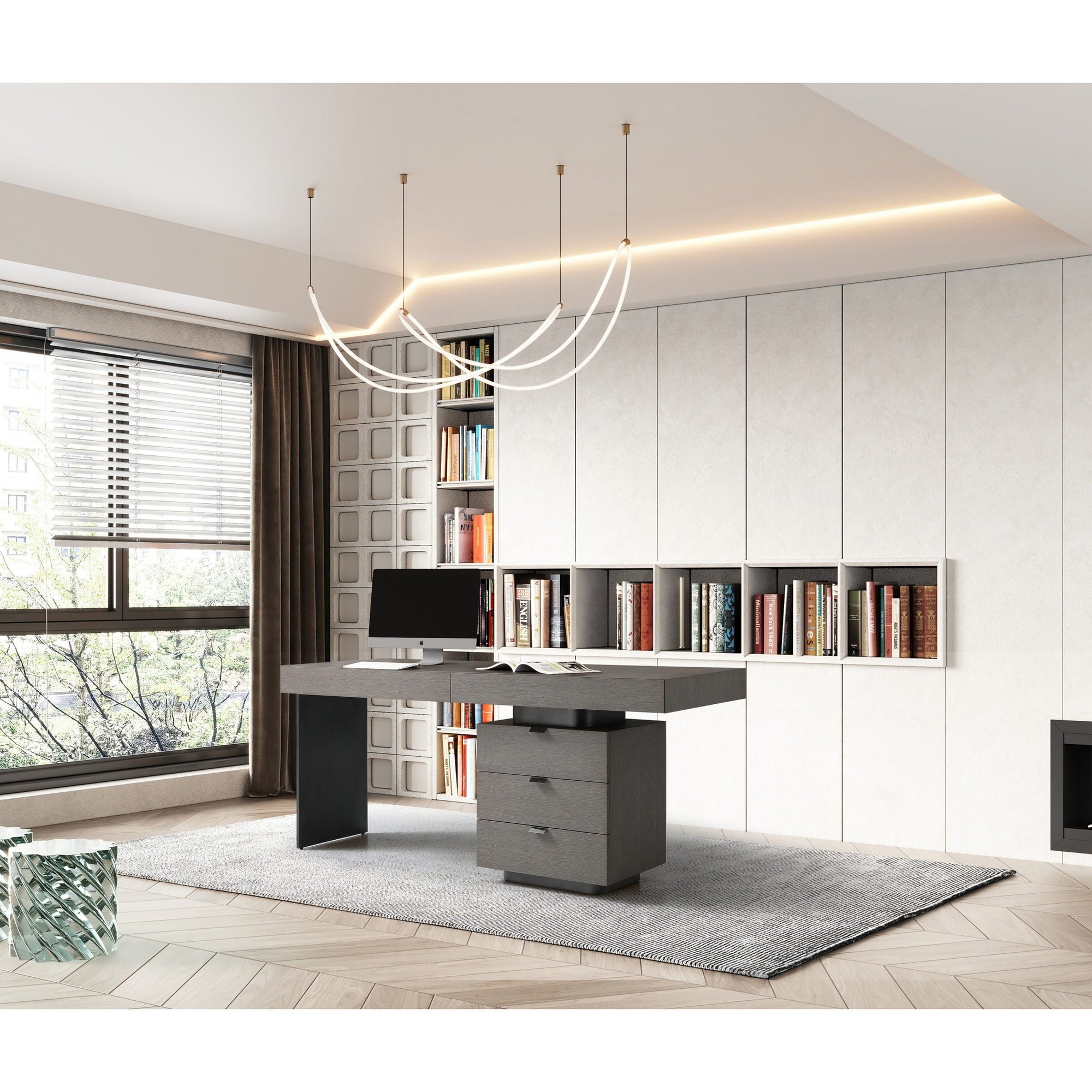 Whiteline Modern Living Alma Desk