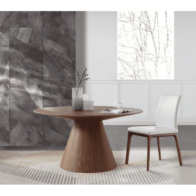Whiteline Modern Living Norfolk Round Dining Table