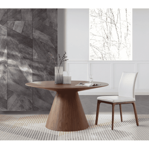 Whiteline Modern Living Norfolk Round Dining Table