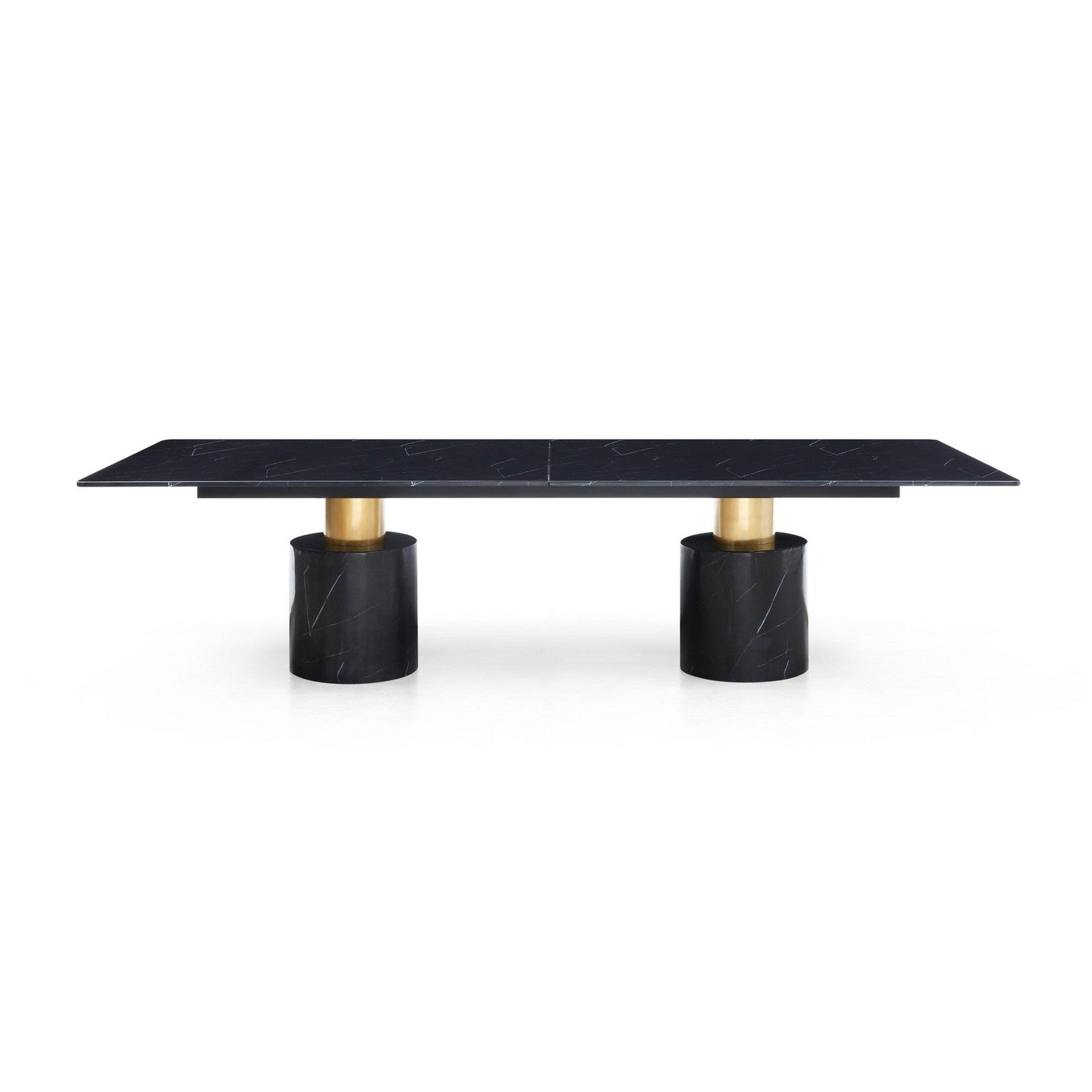 Whiteline Modern Living Geneva Extra Large Dining Table Cylinder