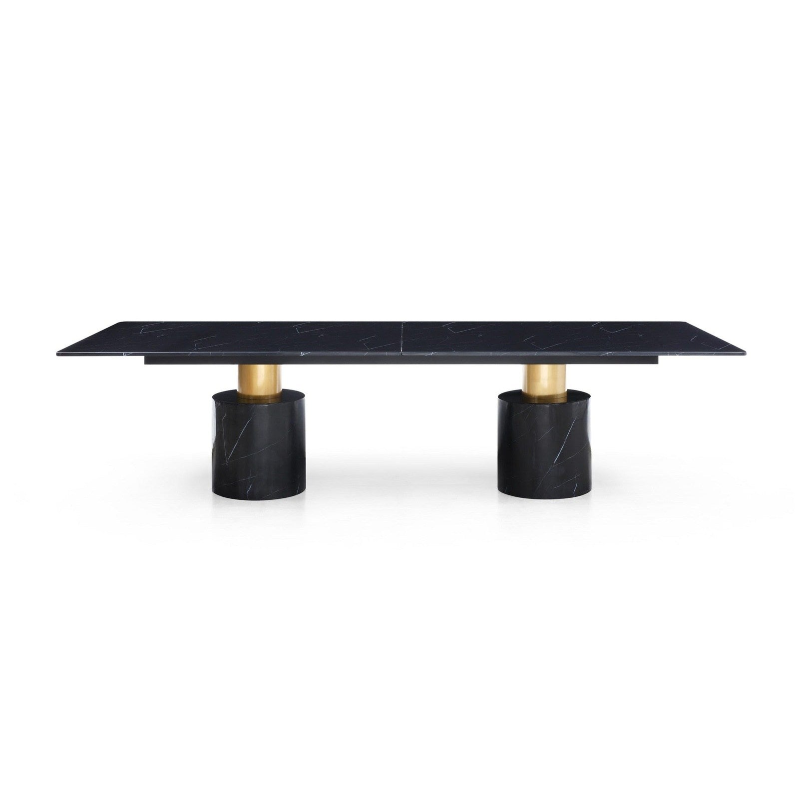 Whiteline Modern Living Geneva Extra Large Dining Table Cylinder
