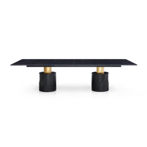 Whiteline Modern Living Geneva Extra Large Dining Table Cylinder