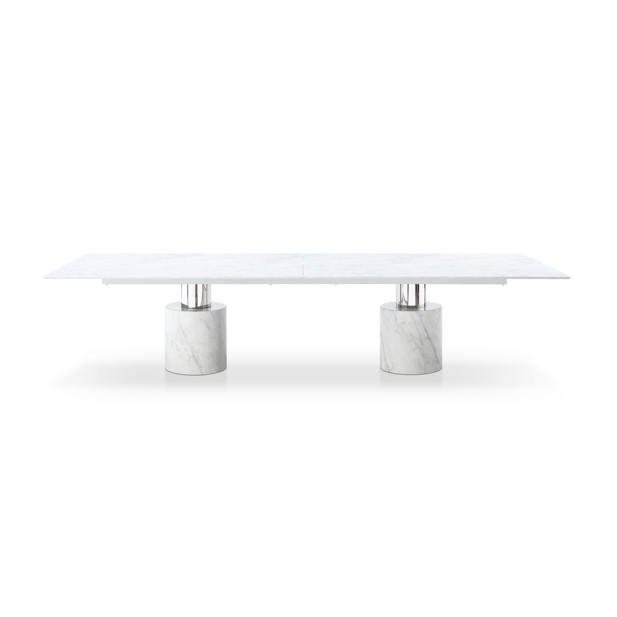 Whiteline Modern Living Geneva Dining Table Cylinder