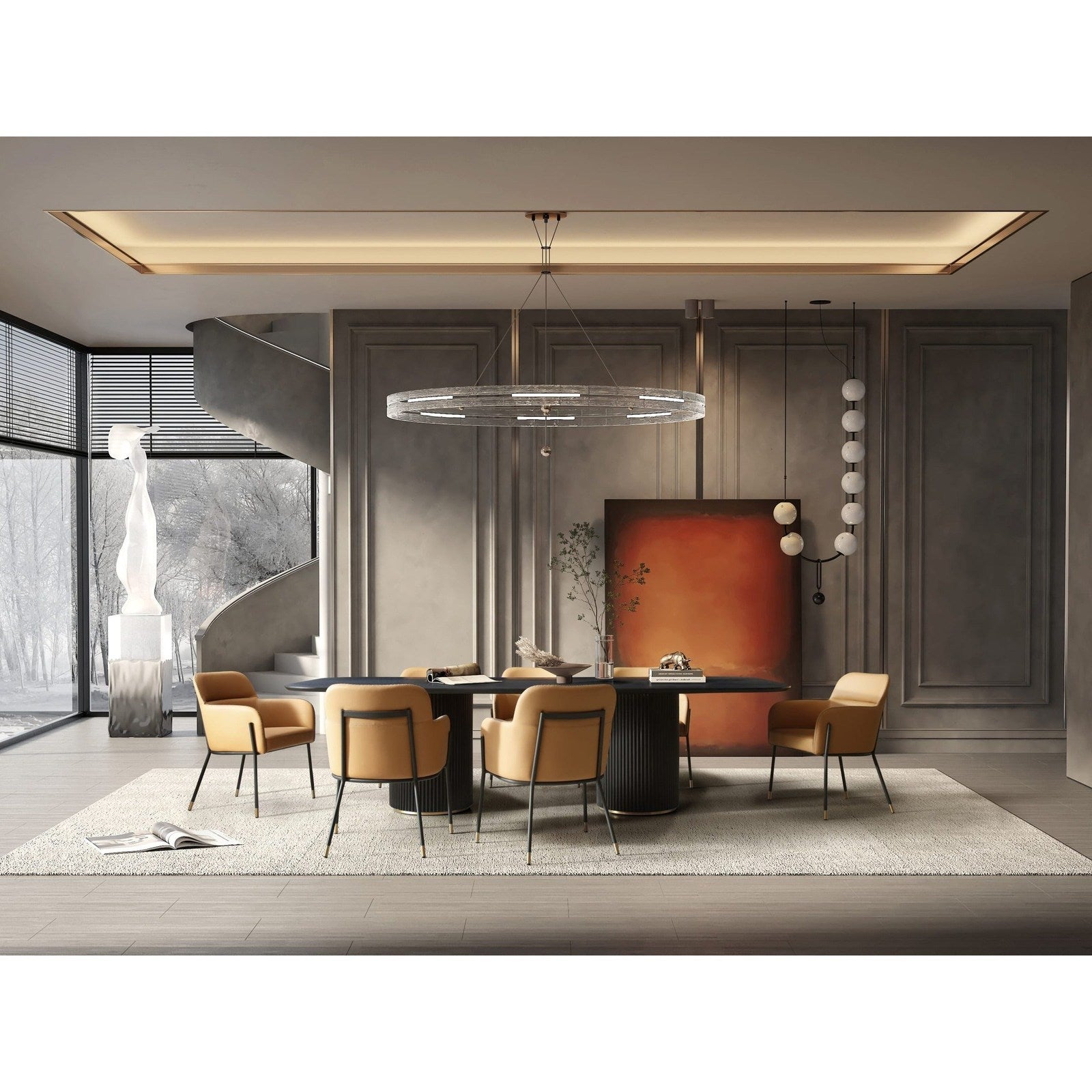 Whiteline Modern Living Heidi Dining Table