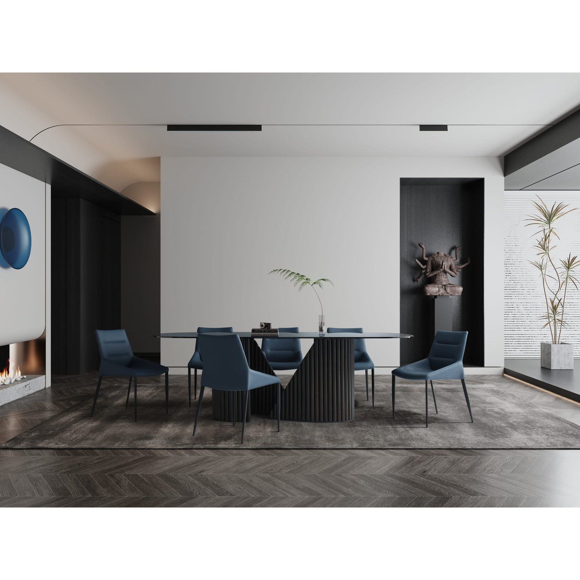 Whiteline Modern Living Kaya Dining Table
