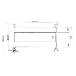 Car Hoist 4Ton Four Post Car Parking Lift