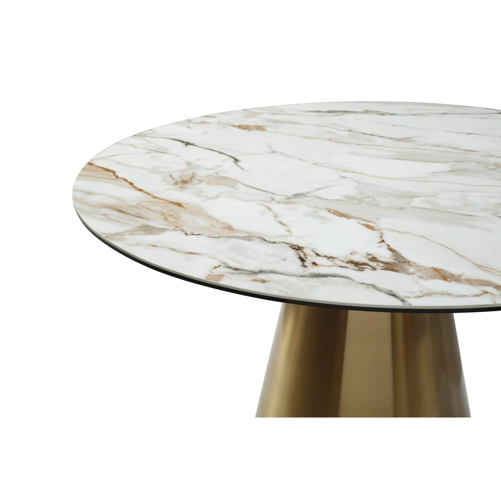 Whiteline Modern Living Charlotte Round Dining Table