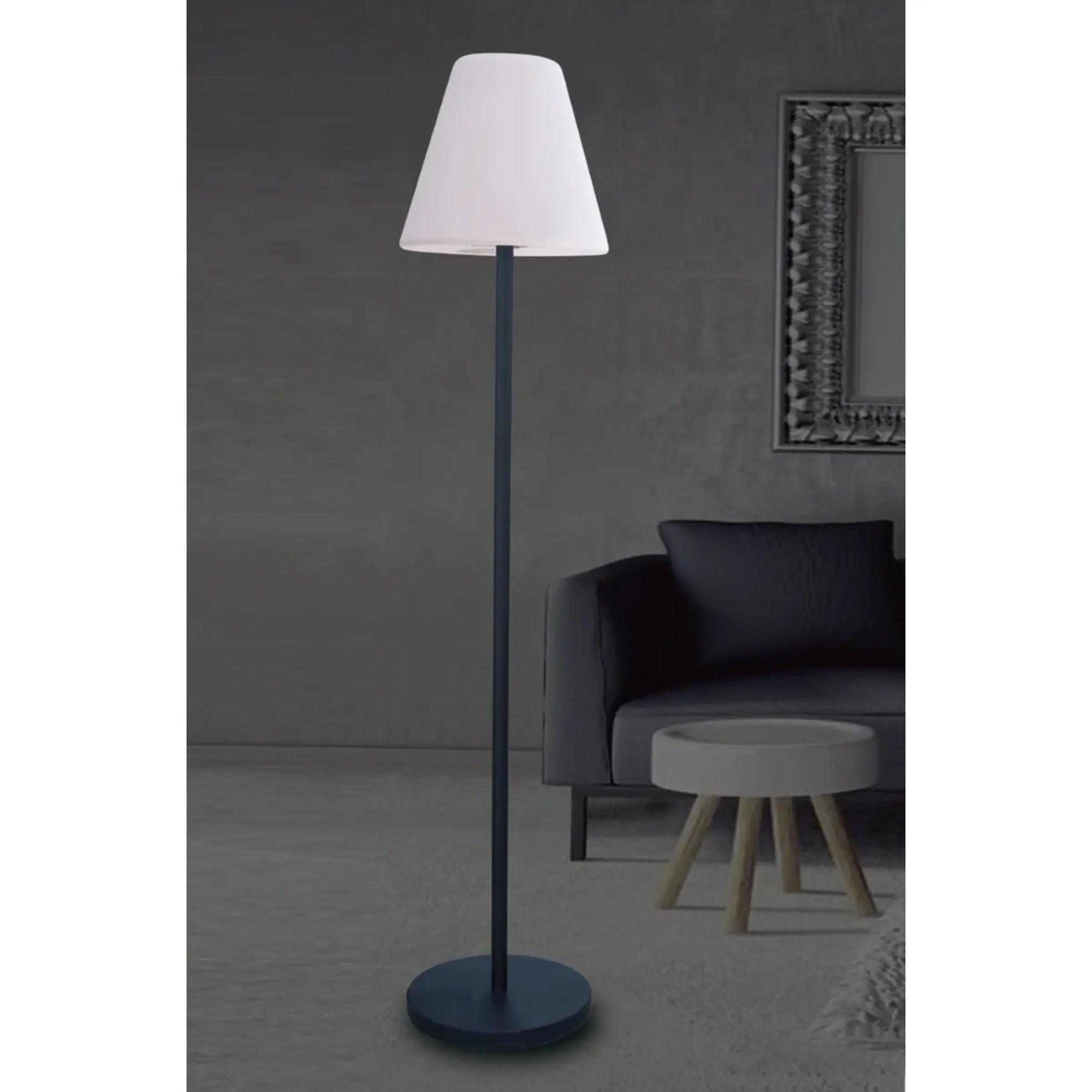 Whiteline Modern Living Lumi Outdoor Solar LED Floor Lamp
