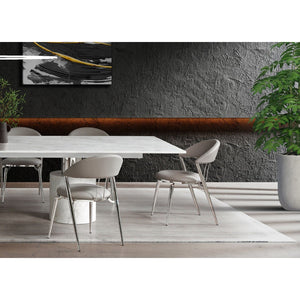 Whiteline Modern Living Geneva Dining Chair