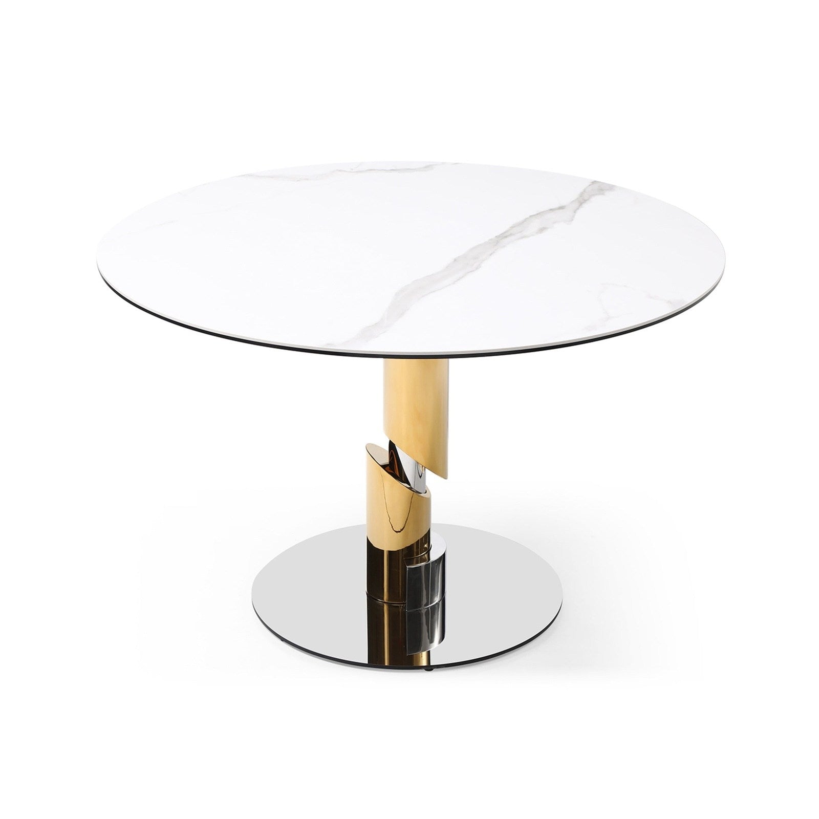 Whiteline Modern Living Gloria Round Dining Table