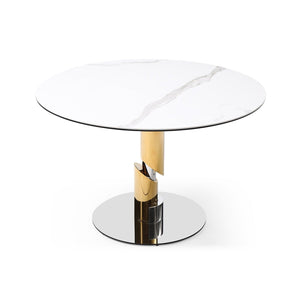 Whiteline Modern Living Gloria Round Dining Table