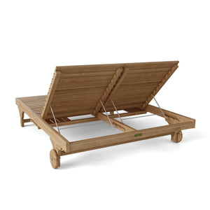 Anderson Teak Bel-Air Double Sun Lounger Double Back