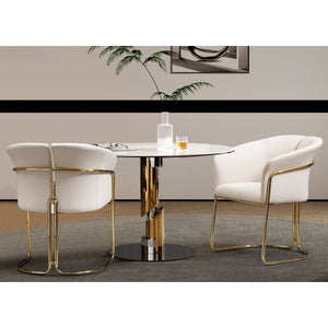 Whiteline Modern Living Jolie Dining Armchair