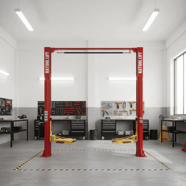 Katool 11000 lbs. Clear Floor Two Post Lift