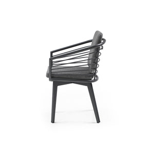 Whiteline Modern Living Kassey Outdoor Dining Amrchair