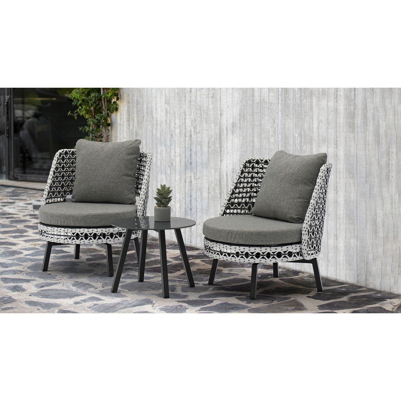 Whiteline Modern Living Koala 3-Piece Outdoor Collection