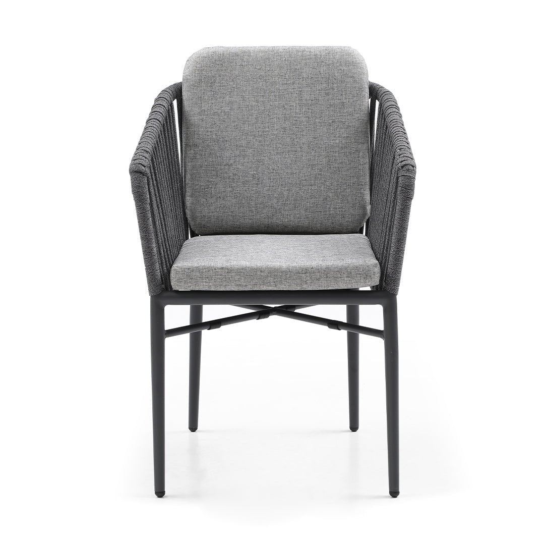 Whiteline Modern Living Lynn Outdoor Dining Amrchair