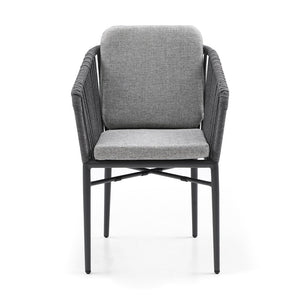 Whiteline Modern Living Lynn Outdoor Dining Amrchair