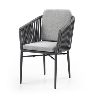 Whiteline Modern Living Lynn Outdoor Dining Amrchair