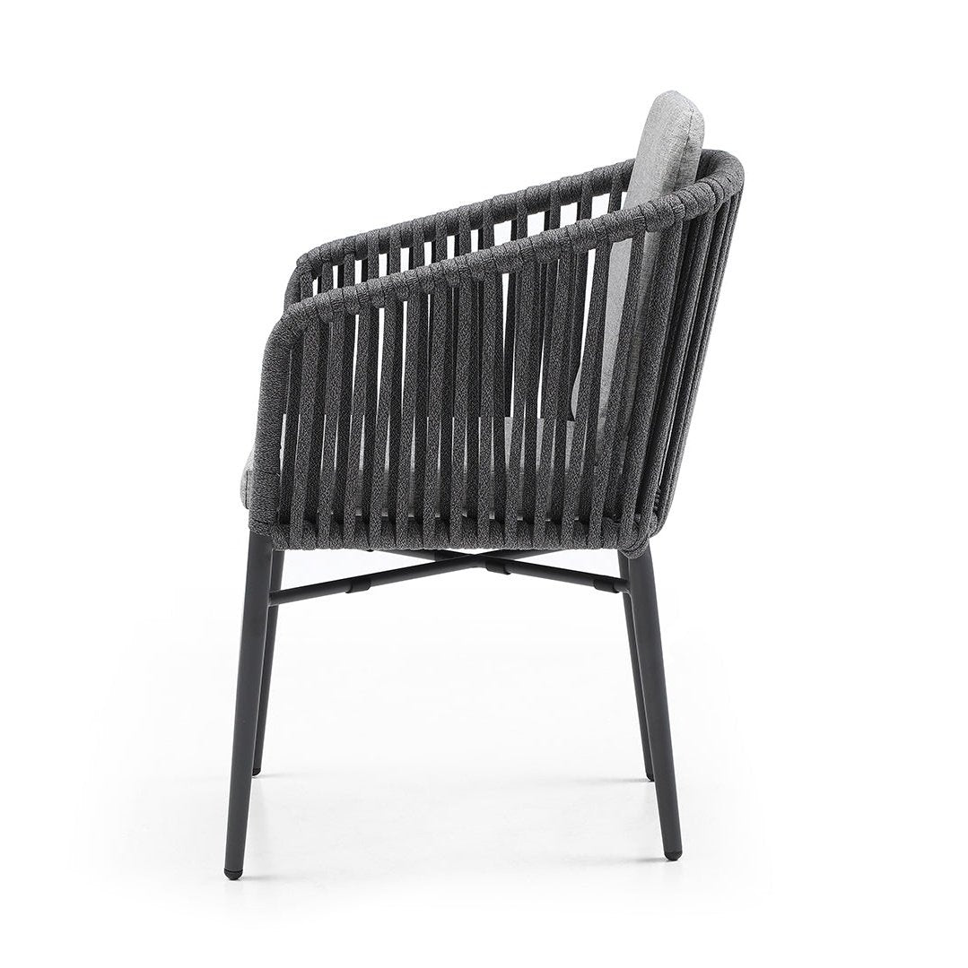 Whiteline Modern Living Lynn Outdoor Dining Amrchair