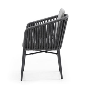 Whiteline Modern Living Lynn Outdoor Dining Amrchair