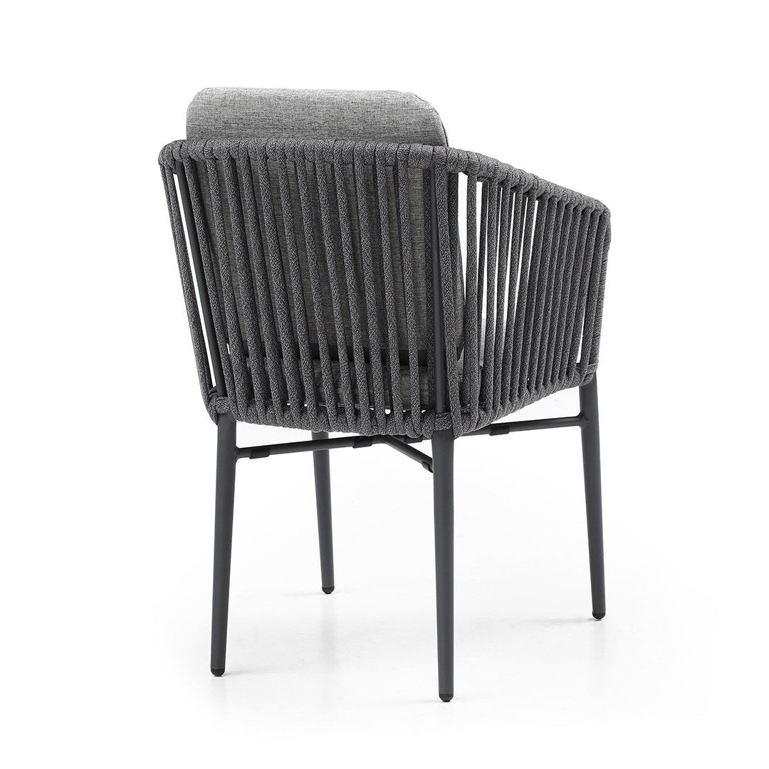 Whiteline Modern Living Lynn Outdoor Dining Amrchair