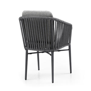 Whiteline Modern Living Lynn Outdoor Dining Amrchair