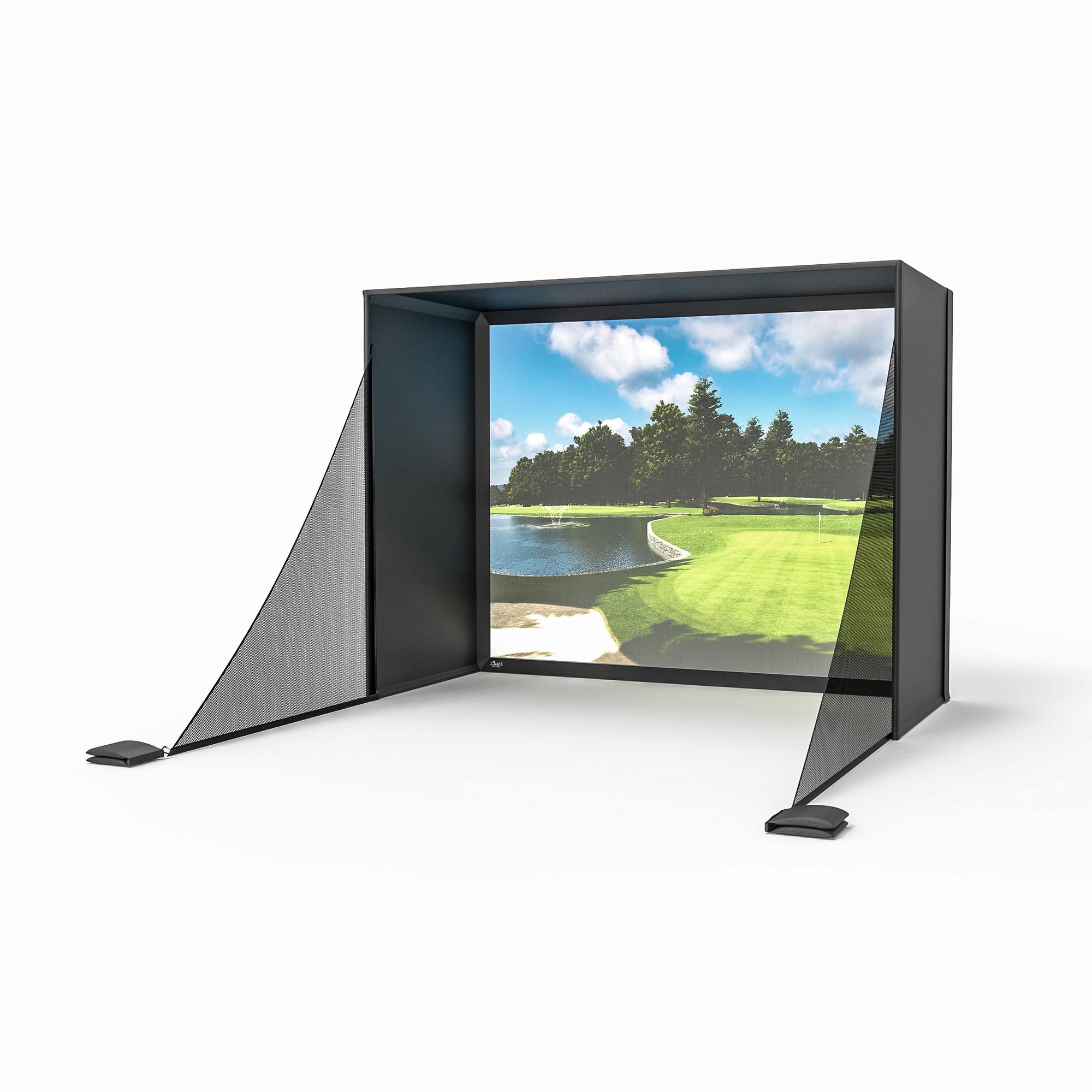Carl's Place DIY C-Series Golf Simulator Enclosure Kit with Impact Screen