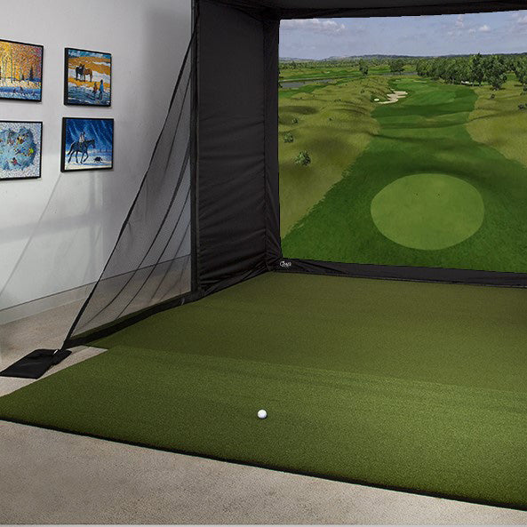 Carl's Place DIY C-Series Golf Simulator Enclosure Kit with Impact Screen