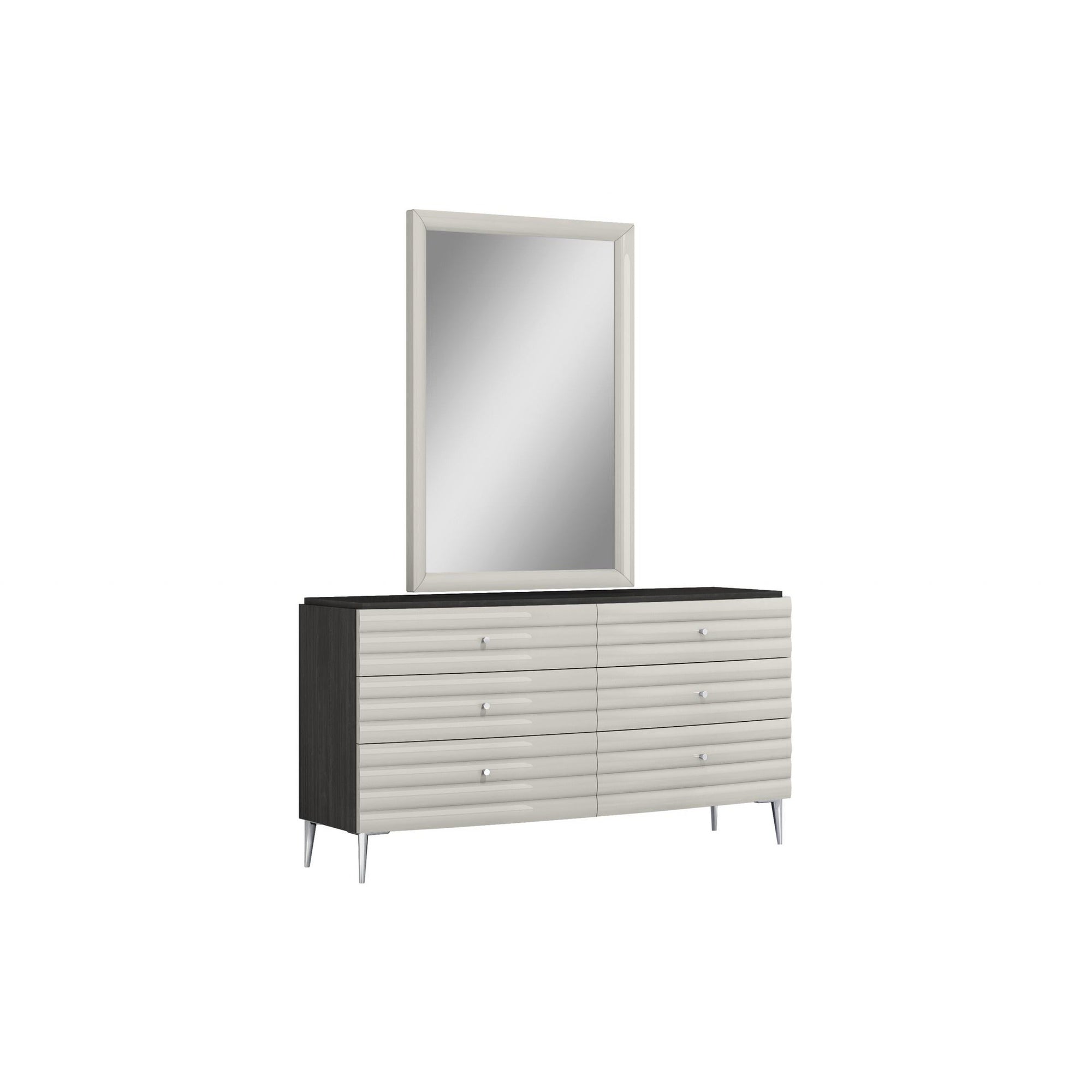 Whiteline Modern Living Pino Rectangular Mirror