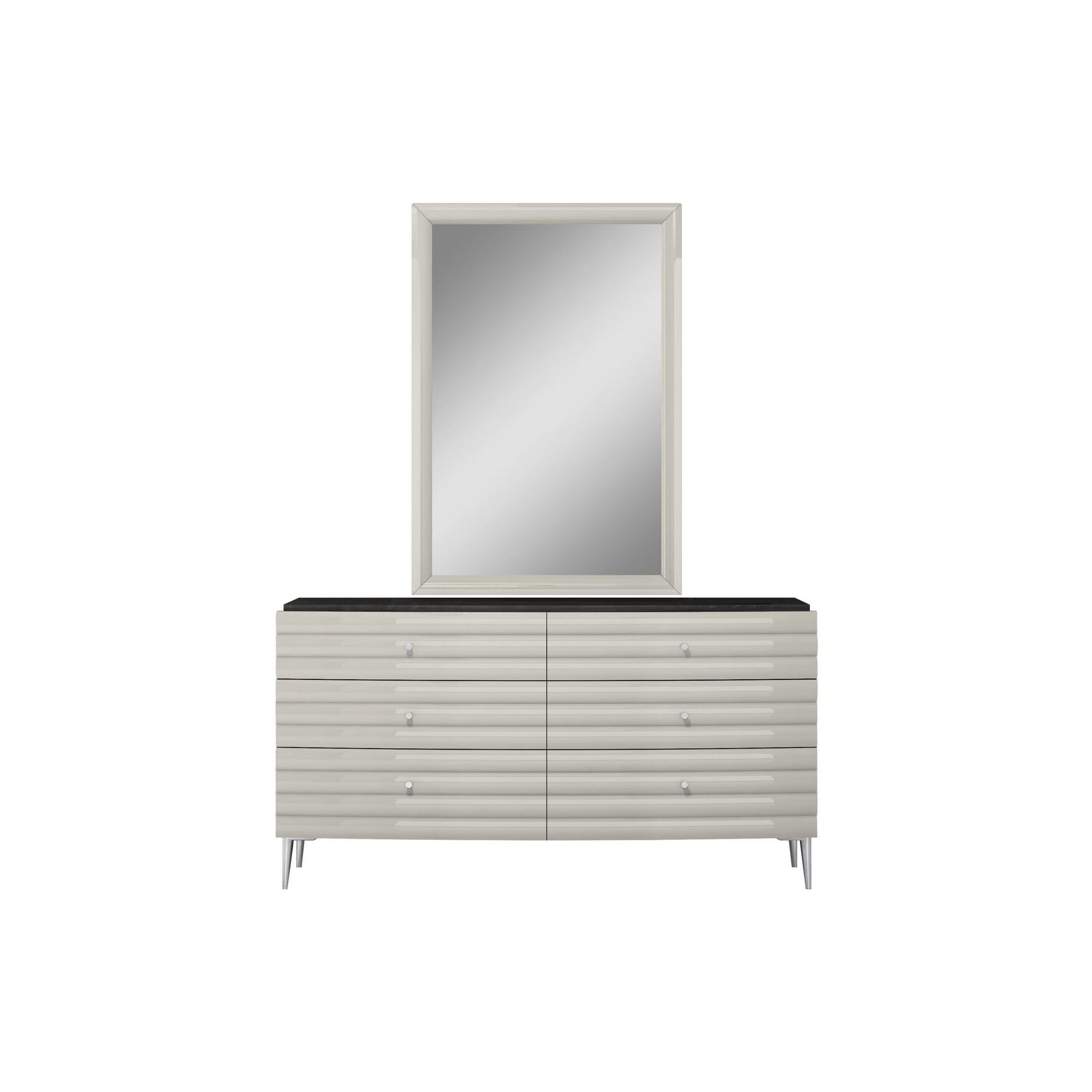 Whiteline Modern Living Pino Rectangular Mirror