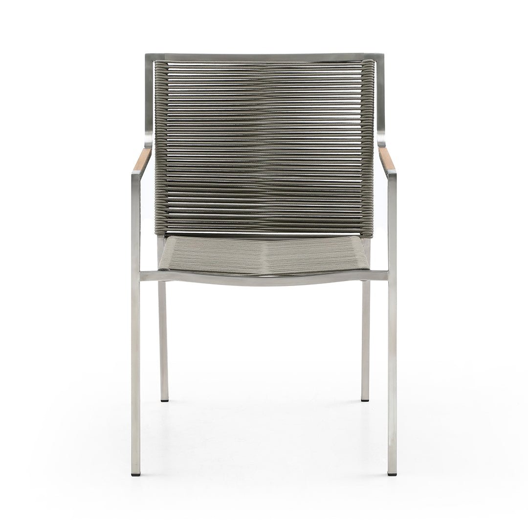 Whiteline Modern Living Rhea Outdoor Dining Armchair